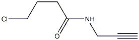 4-chloro-N-prop-2-ynylbutanamide Struktur