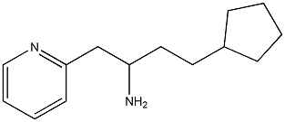 4-cyclopentyl-1-(pyridin-2-yl)butan-2-amine Struktur