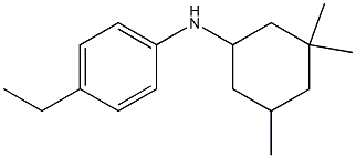 4-ethyl-N-(3,3,5-trimethylcyclohexyl)aniline Struktur