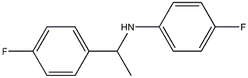 4-fluoro-N-[1-(4-fluorophenyl)ethyl]aniline Struktur