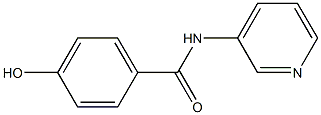 4-hydroxy-N-(pyridin-3-yl)benzamide Struktur