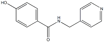 4-hydroxy-N-(pyridin-4-ylmethyl)benzamide Struktur