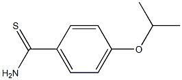 4-isopropoxybenzenecarbothioamide Struktur