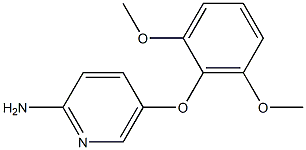 5-(2,6-dimethoxyphenoxy)pyridin-2-amine Struktur