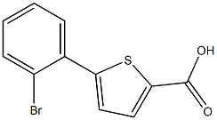 5-(2-bromophenyl)thiophene-2-carboxylic acid Struktur