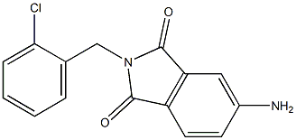 5-amino-2-[(2-chlorophenyl)methyl]-2,3-dihydro-1H-isoindole-1,3-dione Struktur