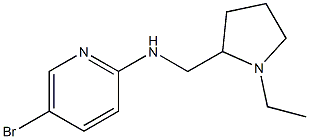 5-bromo-N-[(1-ethylpyrrolidin-2-yl)methyl]pyridin-2-amine Struktur