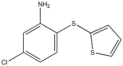 5-chloro-2-(thiophen-2-ylsulfanyl)aniline Struktur