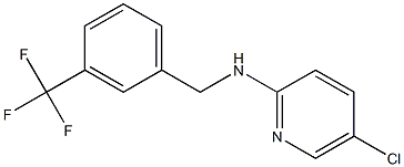 5-chloro-N-{[3-(trifluoromethyl)phenyl]methyl}pyridin-2-amine Struktur