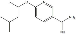 6-(1,3-dimethylbutoxy)pyridine-3-carboximidamide Struktur