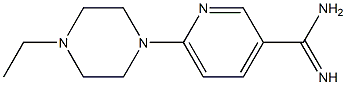 6-(4-ethylpiperazin-1-yl)pyridine-3-carboximidamide Struktur