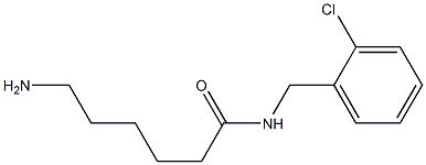 6-amino-N-(2-chlorobenzyl)hexanamide Struktur