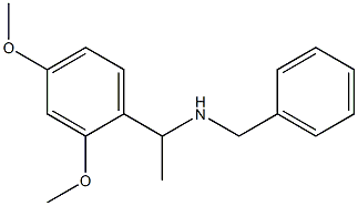 benzyl[1-(2,4-dimethoxyphenyl)ethyl]amine Struktur