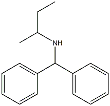 butan-2-yl(diphenylmethyl)amine Struktur