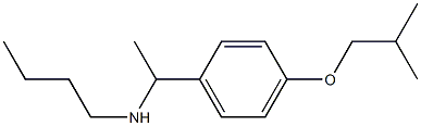 butyl({1-[4-(2-methylpropoxy)phenyl]ethyl})amine Struktur