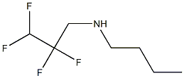 butyl(2,2,3,3-tetrafluoropropyl)amine Struktur