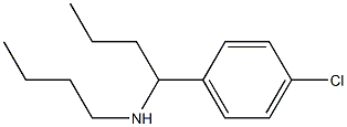 butyl[1-(4-chlorophenyl)butyl]amine Struktur