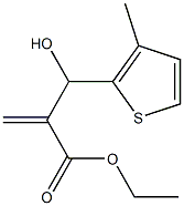 ethyl 2-[hydroxy(3-methylthiophen-2-yl)methyl]prop-2-enoate Struktur