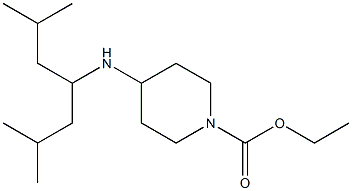 ethyl 4-[(2,6-dimethylheptan-4-yl)amino]piperidine-1-carboxylate Struktur