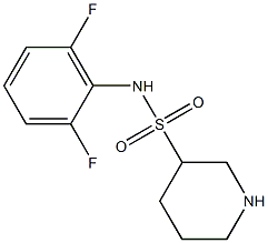 N-(2,6-difluorophenyl)piperidine-3-sulfonamide Struktur