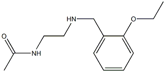 N-(2-{[(2-ethoxyphenyl)methyl]amino}ethyl)acetamide Struktur