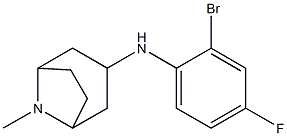 N-(2-bromo-4-fluorophenyl)-8-methyl-8-azabicyclo[3.2.1]octan-3-amine Struktur