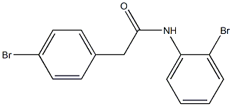 N-(2-bromophenyl)-2-(4-bromophenyl)acetamide Struktur