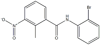 N-(2-bromophenyl)-2-methyl-3-nitrobenzamide Struktur