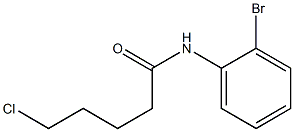 N-(2-bromophenyl)-5-chloropentanamide Struktur