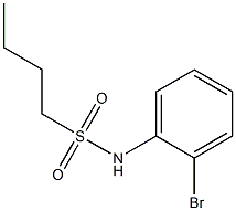 N-(2-bromophenyl)butane-1-sulfonamide Struktur