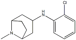 N-(2-chlorophenyl)-8-methyl-8-azabicyclo[3.2.1]octan-3-amine Struktur