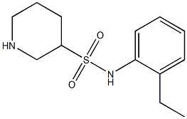 N-(2-ethylphenyl)piperidine-3-sulfonamide Struktur