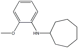 N-(2-methoxyphenyl)cycloheptanamine Struktur