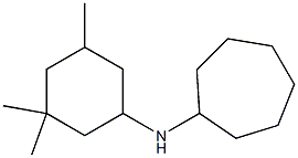 N-(3,3,5-trimethylcyclohexyl)cycloheptanamine Struktur