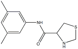 N-(3,5-dimethylphenyl)-1,3-thiazolidine-4-carboxamide Struktur