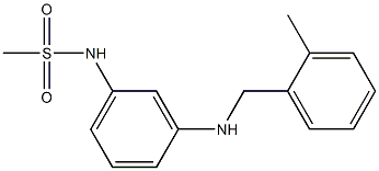 N-(3-{[(2-methylphenyl)methyl]amino}phenyl)methanesulfonamide Struktur