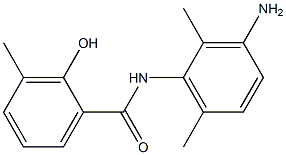 N-(3-amino-2,6-dimethylphenyl)-2-hydroxy-3-methylbenzamide Struktur