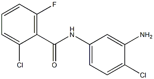 N-(3-amino-4-chlorophenyl)-2-chloro-6-fluorobenzamide Struktur