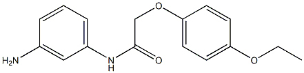 N-(3-aminophenyl)-2-(4-ethoxyphenoxy)acetamide Struktur