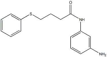 N-(3-aminophenyl)-4-(phenylsulfanyl)butanamide Struktur