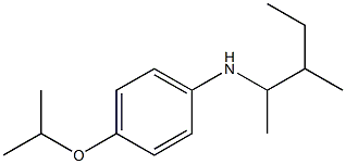 N-(3-methylpentan-2-yl)-4-(propan-2-yloxy)aniline Struktur