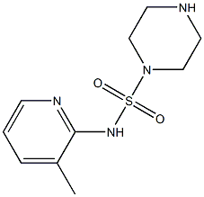 N-(3-methylpyridin-2-yl)piperazine-1-sulfonamide Struktur