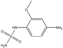 N-(4-amino-2-methoxyphenyl)sulfamide Struktur