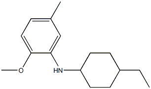 N-(4-ethylcyclohexyl)-2-methoxy-5-methylaniline Struktur