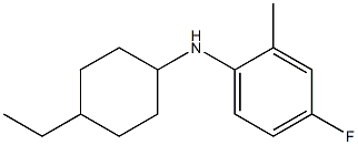 N-(4-ethylcyclohexyl)-4-fluoro-2-methylaniline Struktur