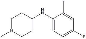 N-(4-fluoro-2-methylphenyl)-1-methylpiperidin-4-amine Struktur