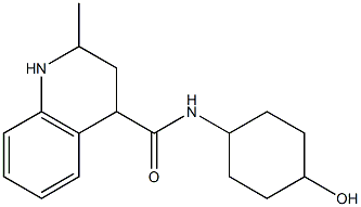 N-(4-hydroxycyclohexyl)-2-methyl-1,2,3,4-tetrahydroquinoline-4-carboxamide Struktur