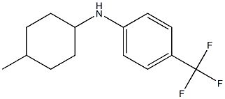 N-(4-methylcyclohexyl)-4-(trifluoromethyl)aniline Struktur