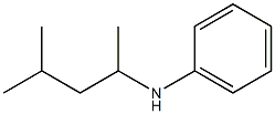 N-(4-methylpentan-2-yl)aniline Struktur