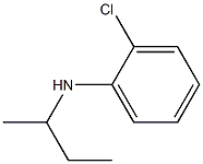 N-(butan-2-yl)-2-chloroaniline Struktur